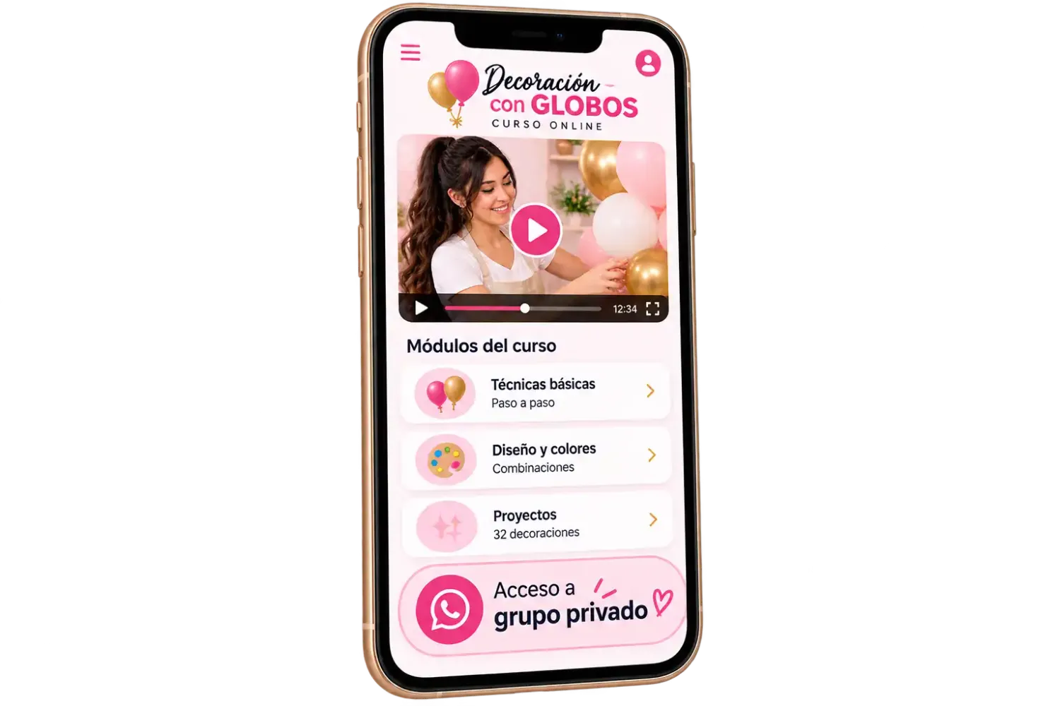 Acceso a grupo privado