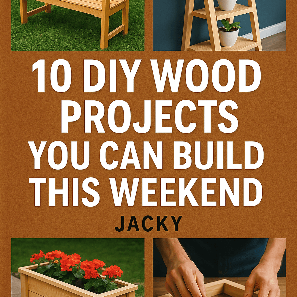 10 DIY Wood Projects You Can Build This Weekend