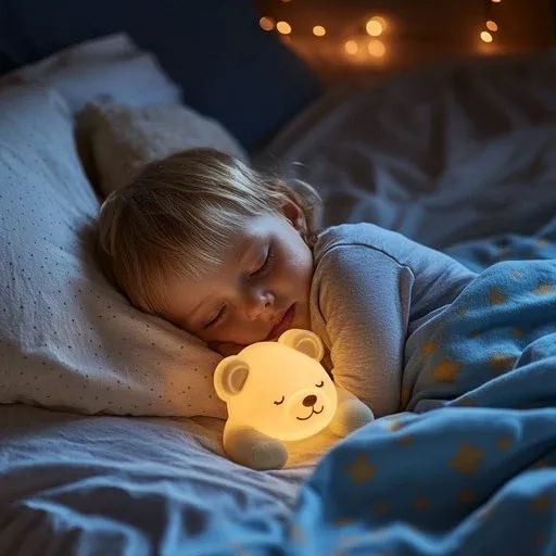 Mother and toddler at bedtime — calm and connected