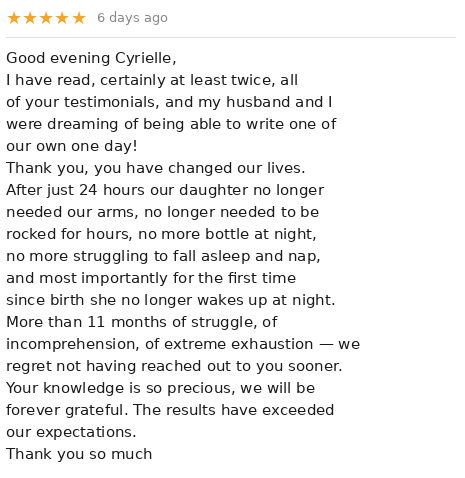 Customer review
