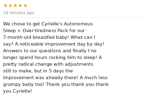 Customer review