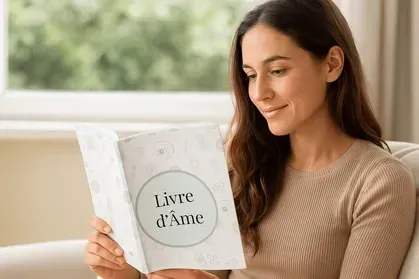Fille lis Livre d'âme