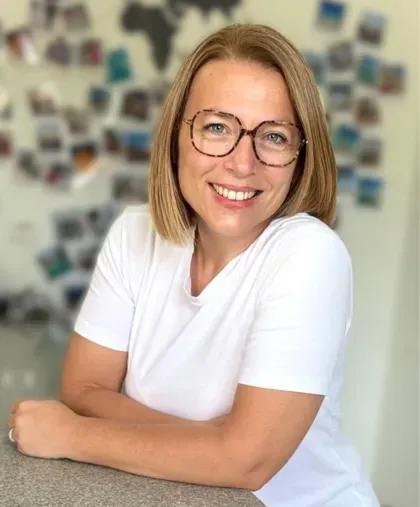 photo anne souriante