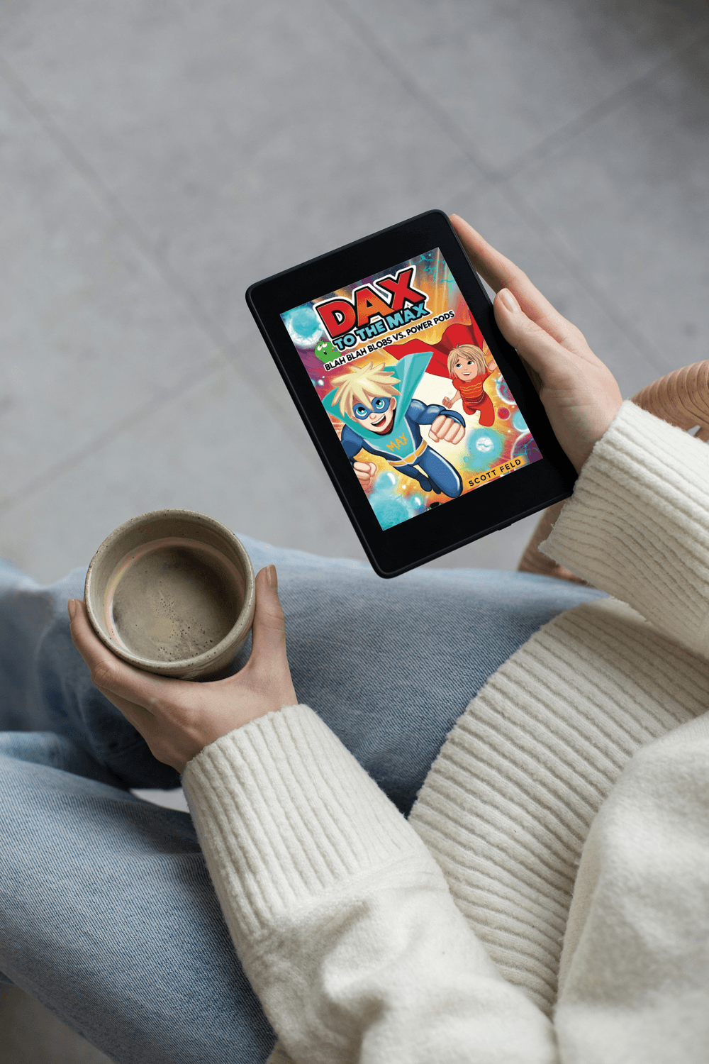 Dax to the MAX digital edition on an e-reader