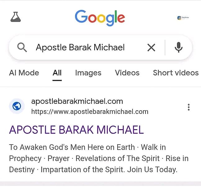 Apostle Barak Michael