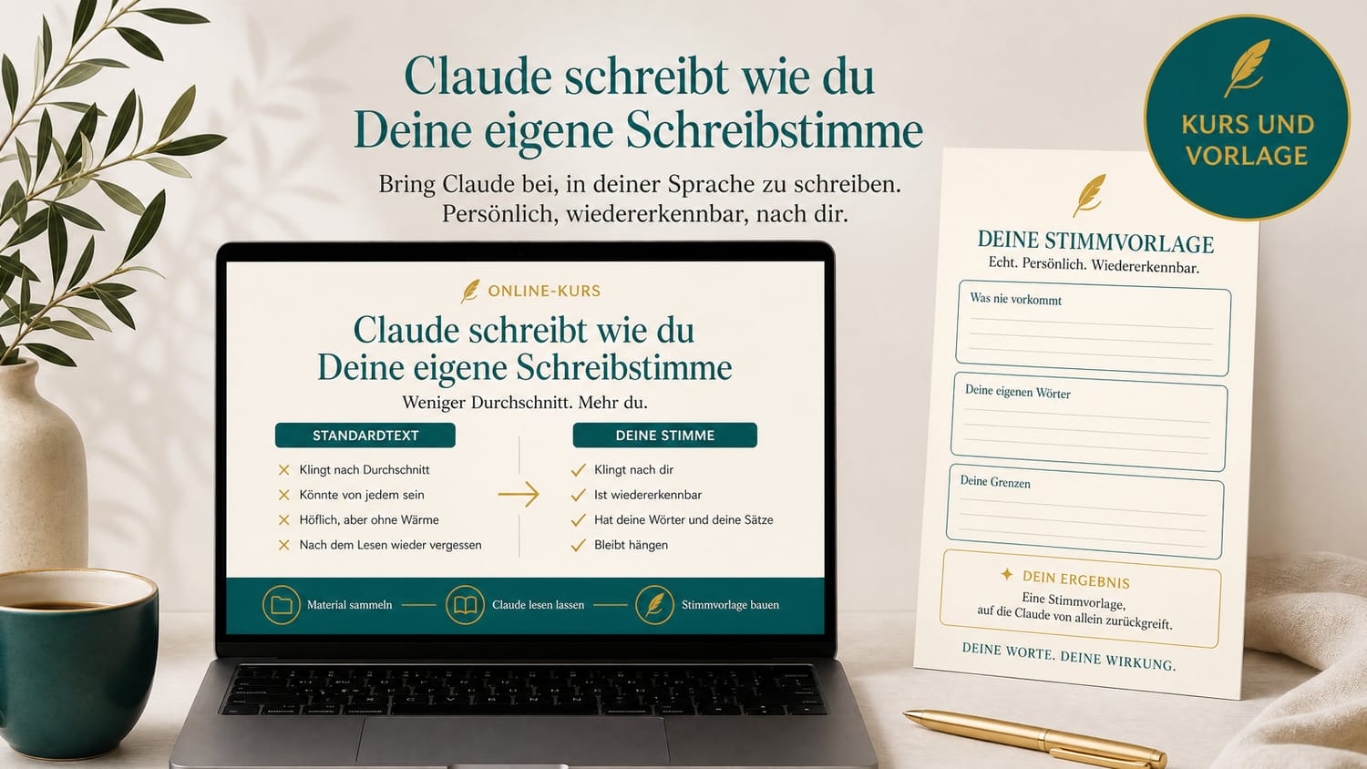 Claude schreibt wie du