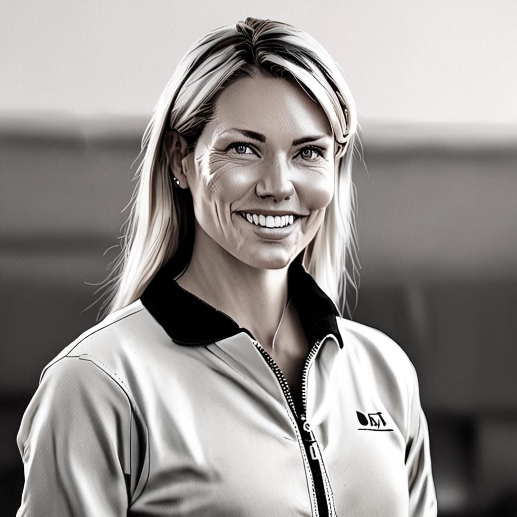 female coach authentic portrait