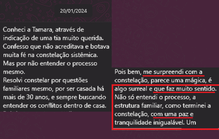 Depoimento em imagem 4