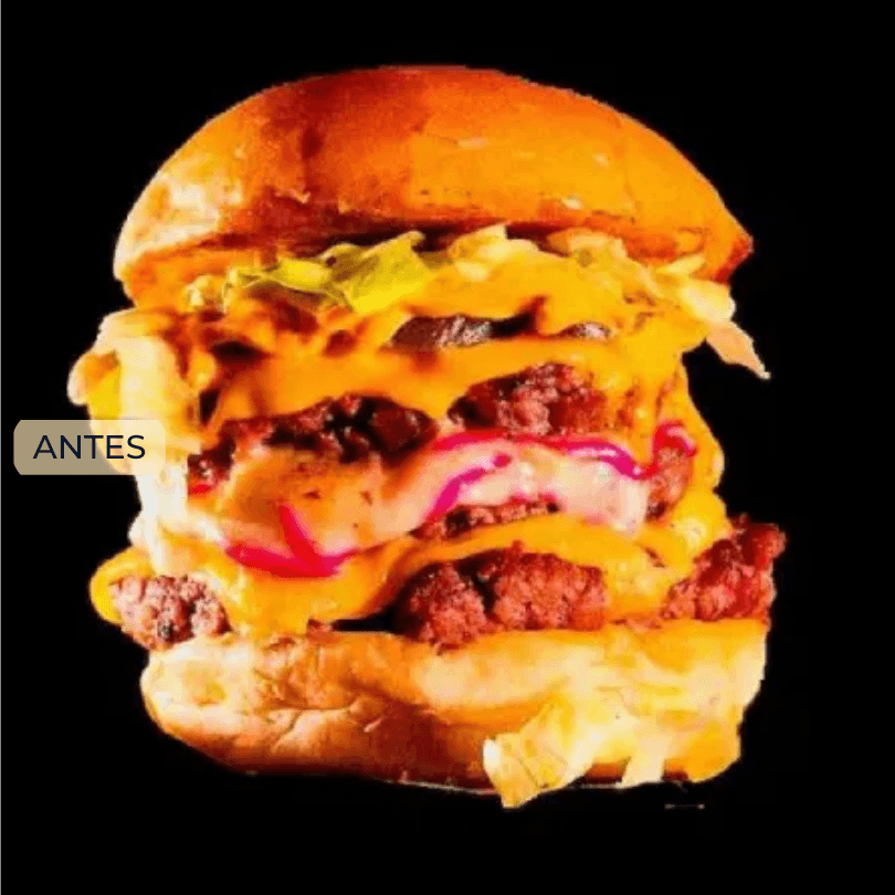 Hamburguer artesanal antes do Tema iLoomia