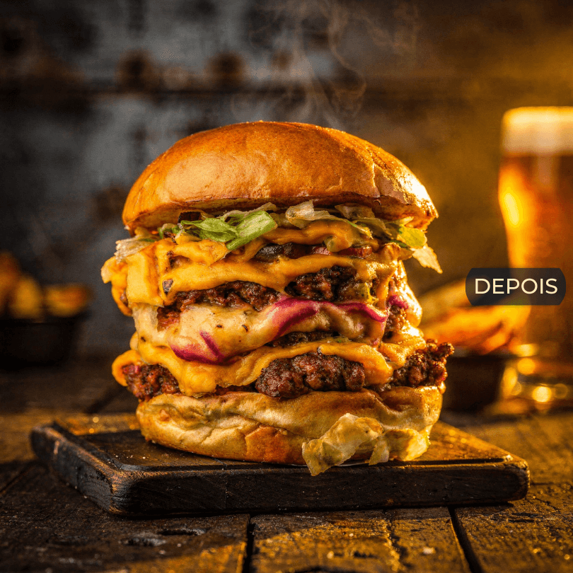 Hamburguer artesanal depois do Tema iLoomia