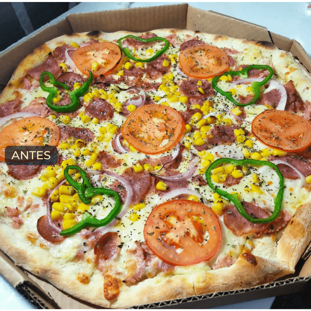 Pizza antes do Tema iLoomia