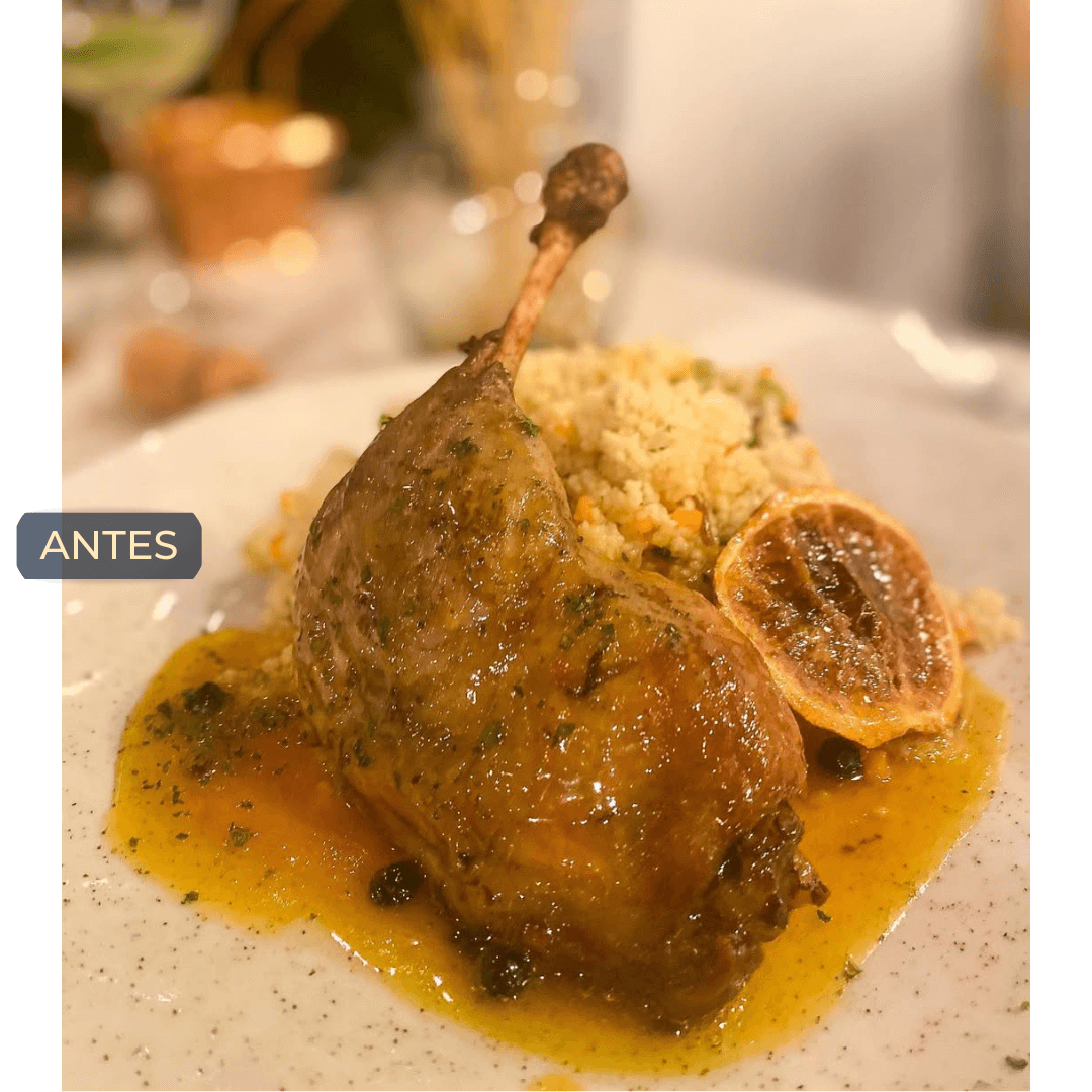 Restaurante premium antes do Tema iLoomia