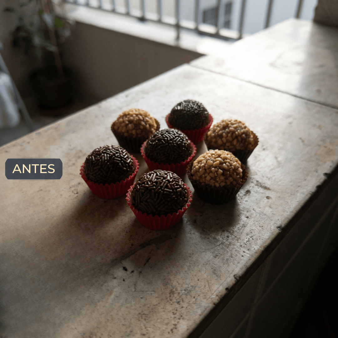 Doces caseiros antes do Tema iLoomia