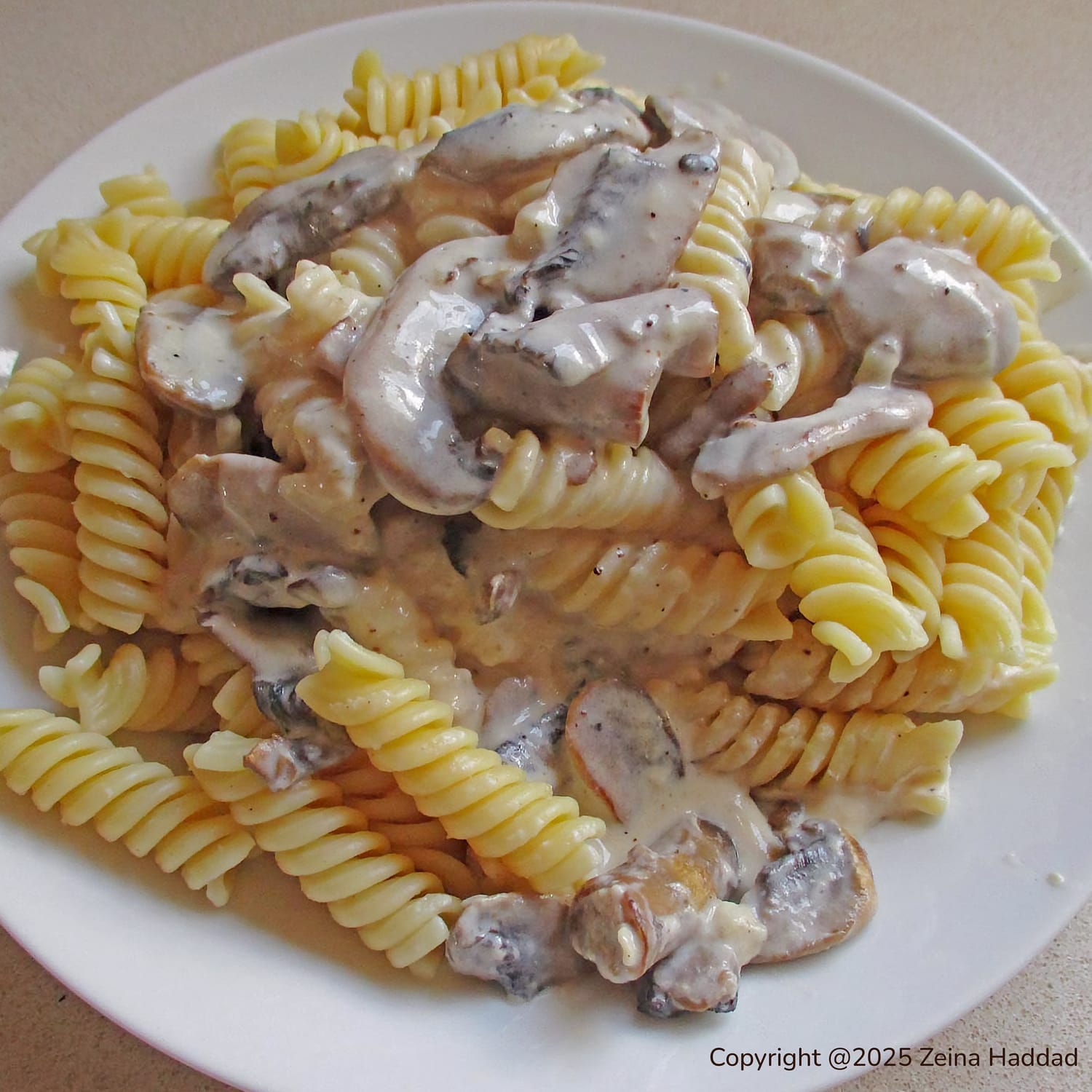 Pasta In Creamy Bechamel