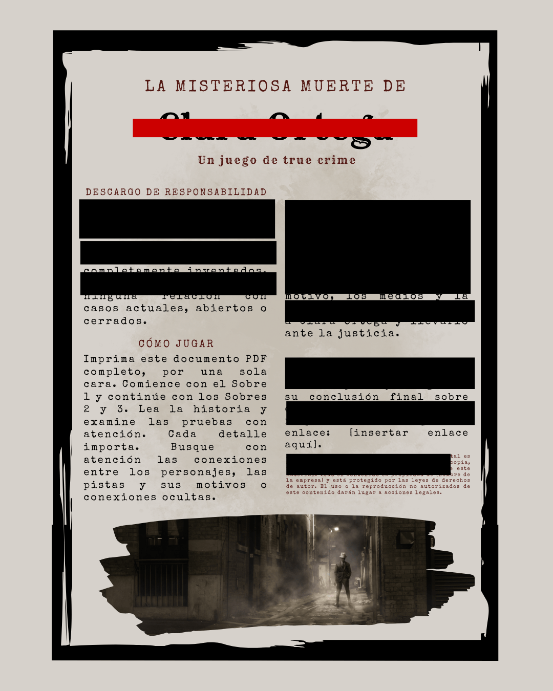 Página del expediente en español — sección 1