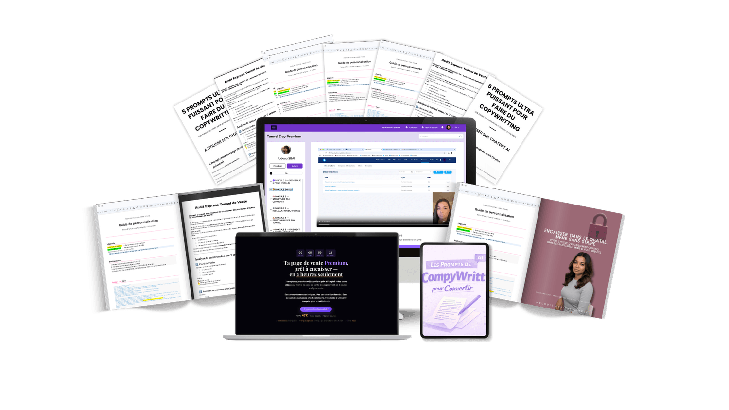 Mockup templates premium Systeme.io