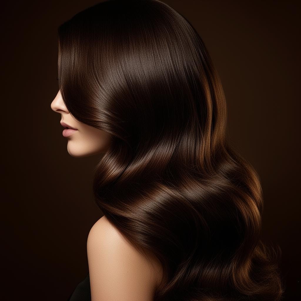 Chevelure dense et brillante — résultat protocole Regen'hair