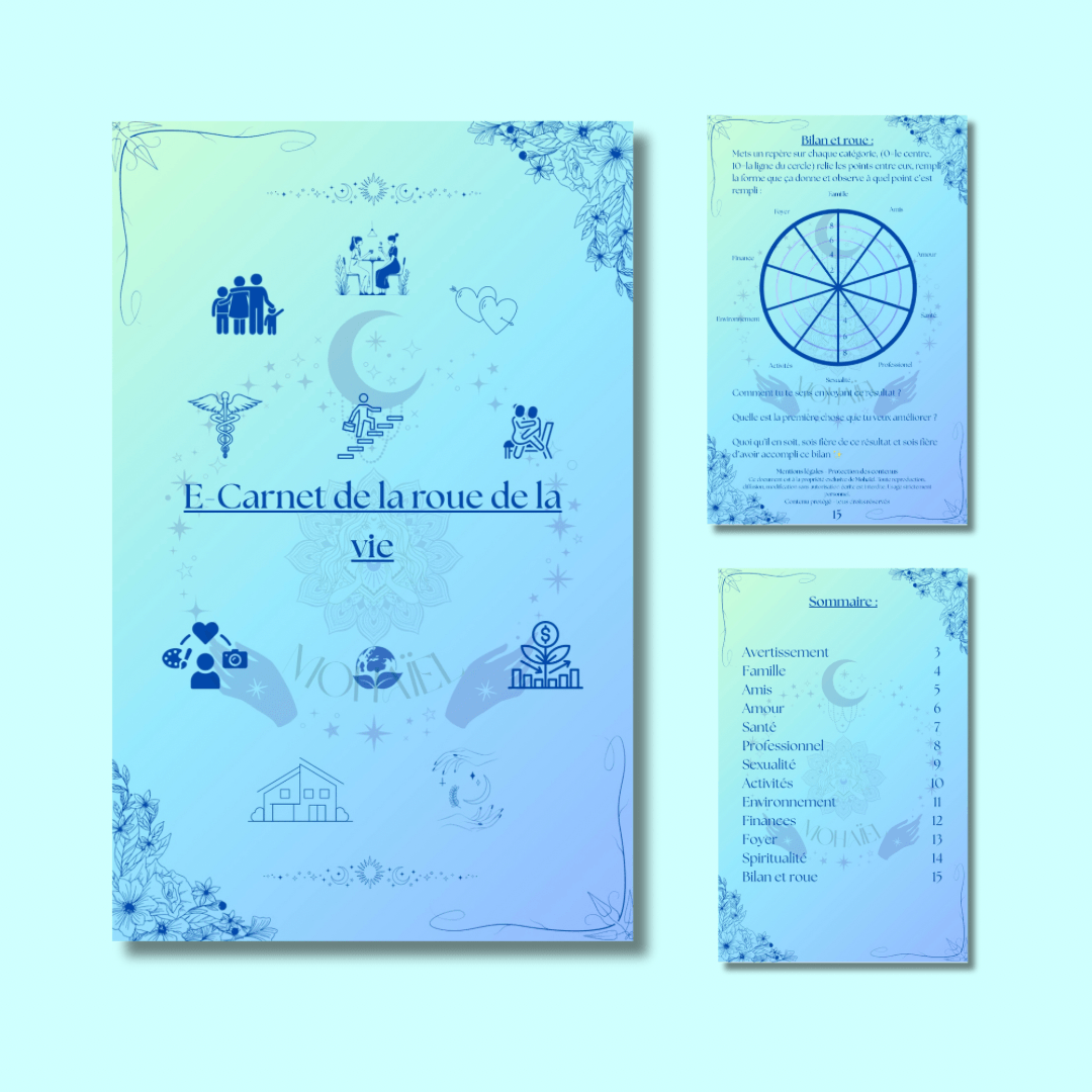 E-carnet de la roue de la vie