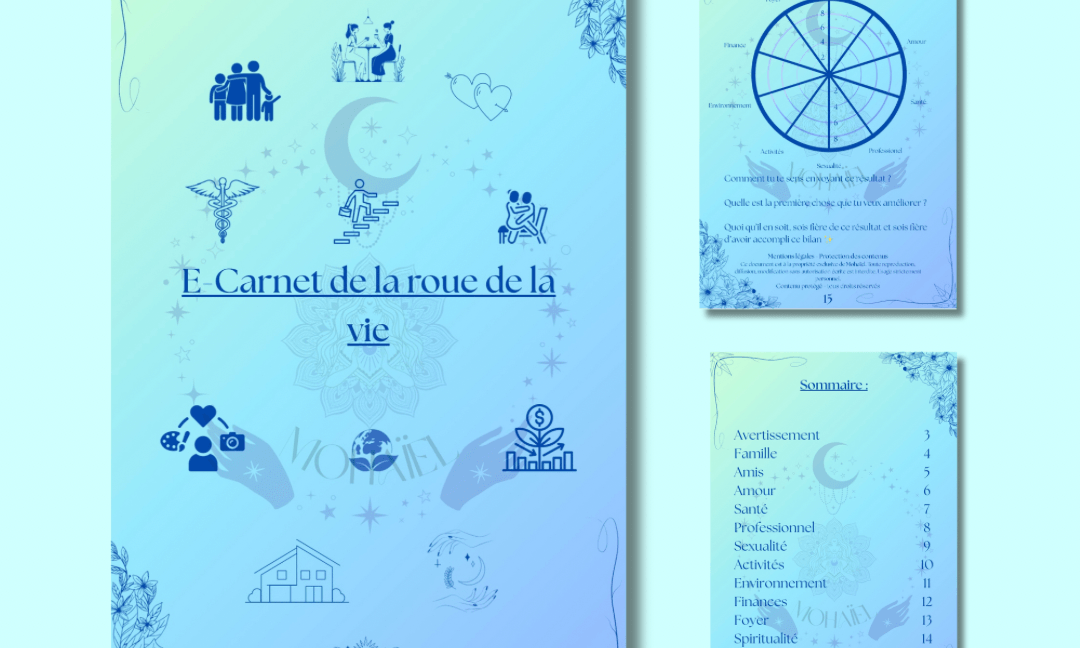 Obtenez le E-carnet de la roue de la vie dès maintenant !
