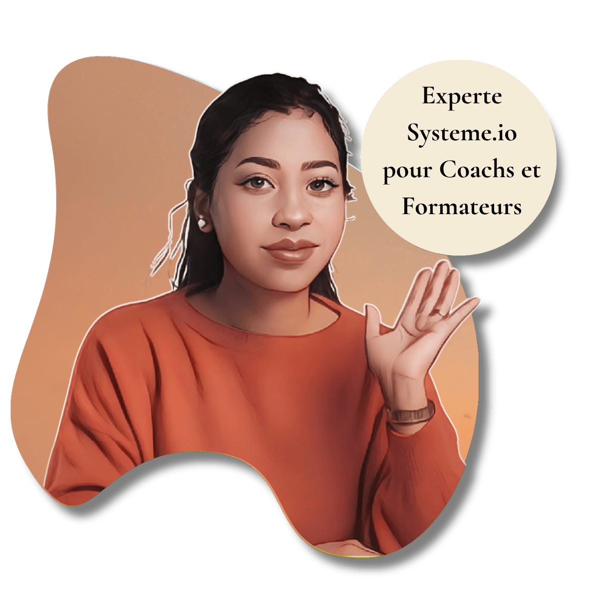 Mia RAKOTOMALALA - Créatrice de landing page sur systeme.io et Fondatrice Mia Liberty System