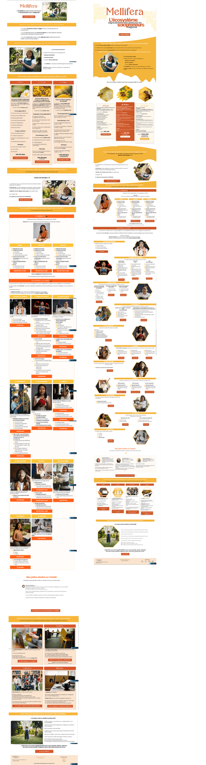 Refonte de landing page sur systeme.io par Mialisoa de Mia Liberty System