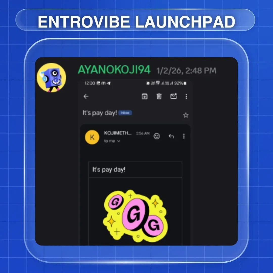 Member screenshot showing pay day