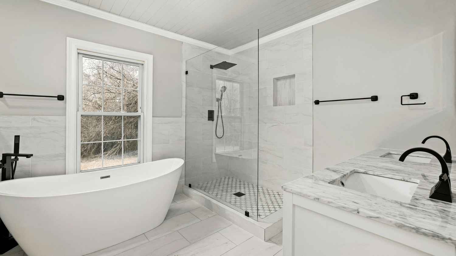 Luxury bathroom remodel by Elite Pro Installation