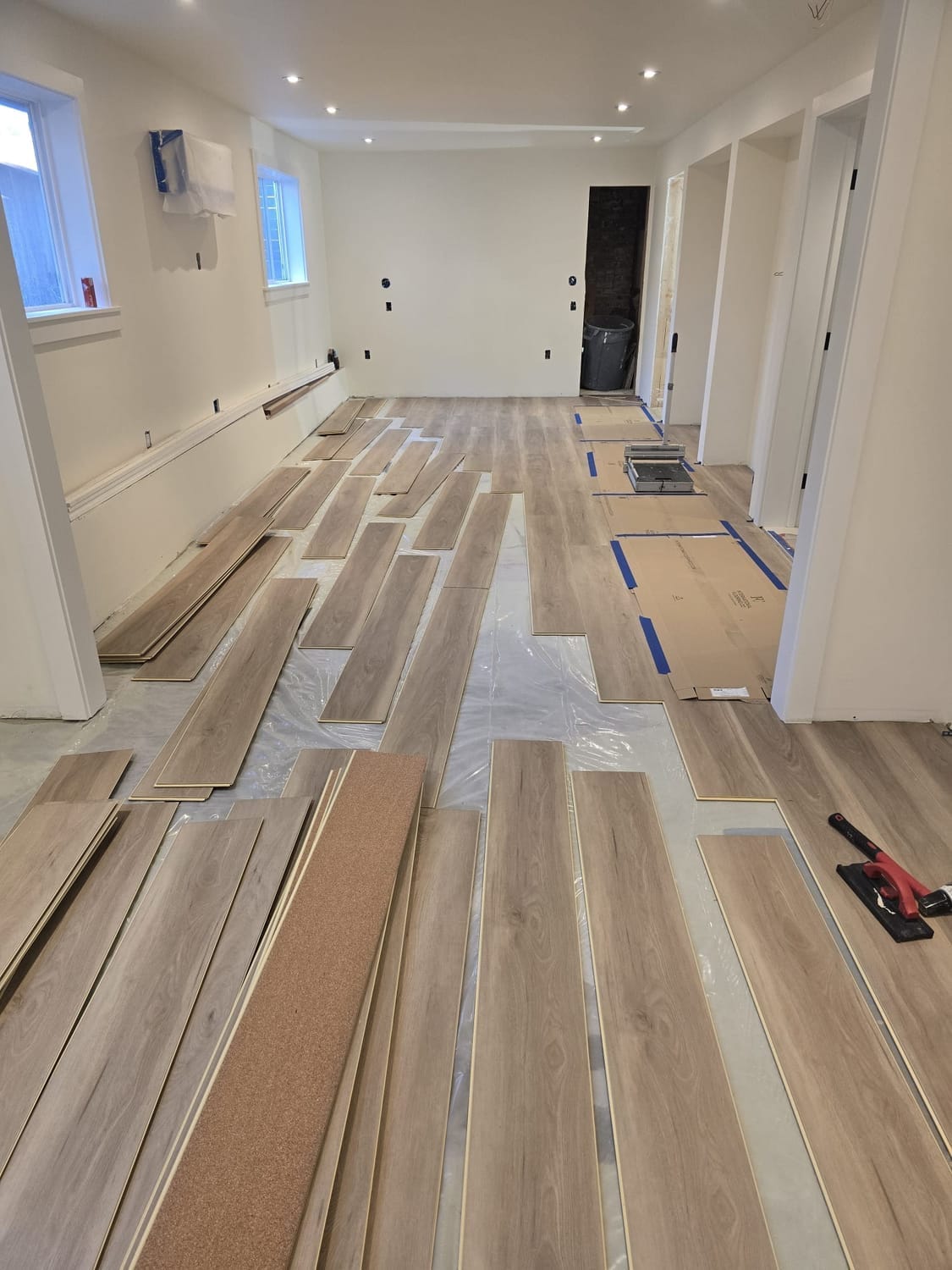 Flooring installation work 1