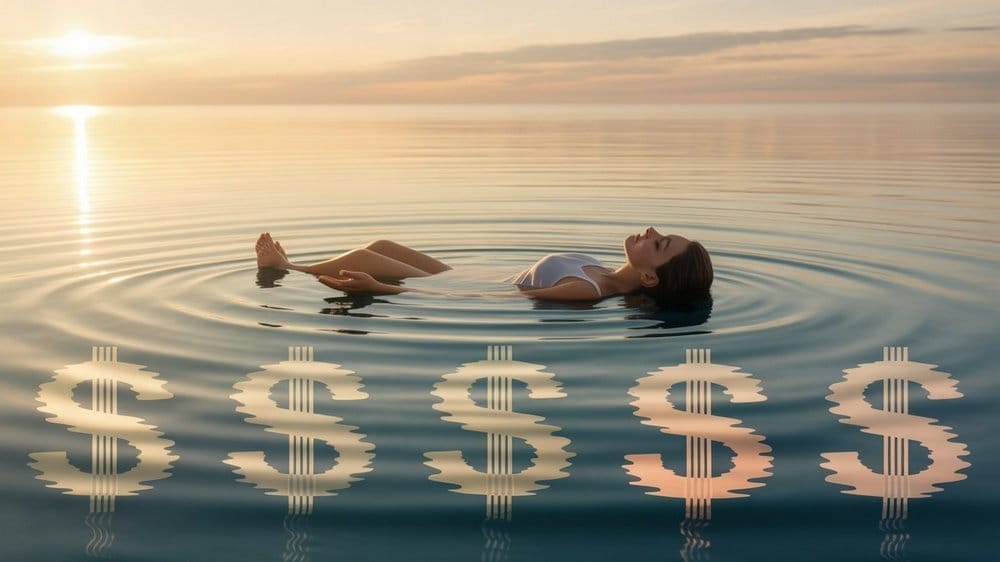 Single Mom Floating in Money Sea
