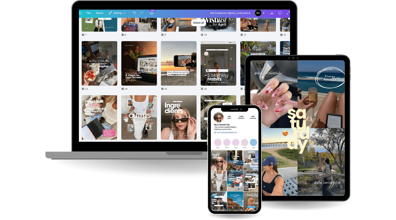 Content Club collection preview
