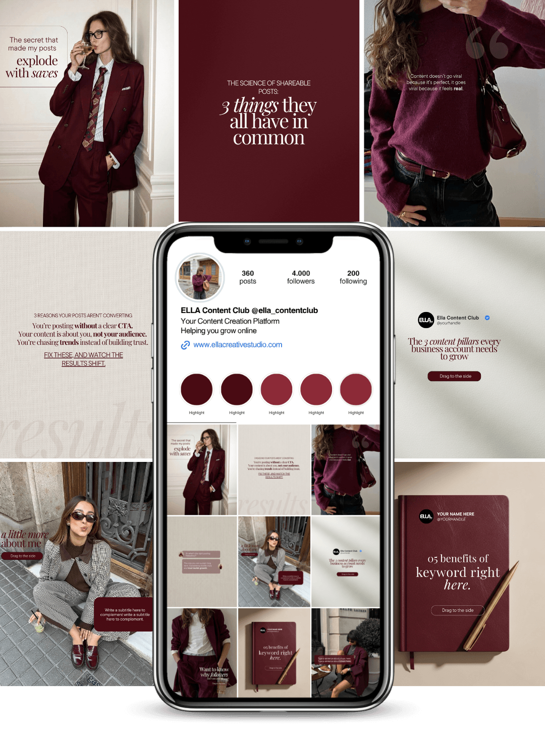 Burgundy Collection
