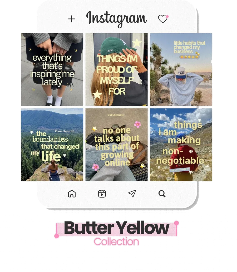 Butter Yellow collection