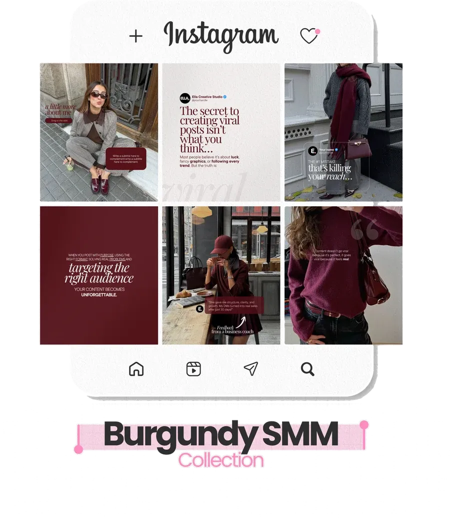 Burgundy collection