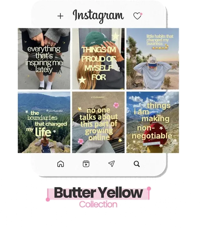 Butter Yellow collection