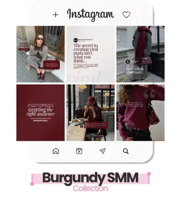 Burgundy collection