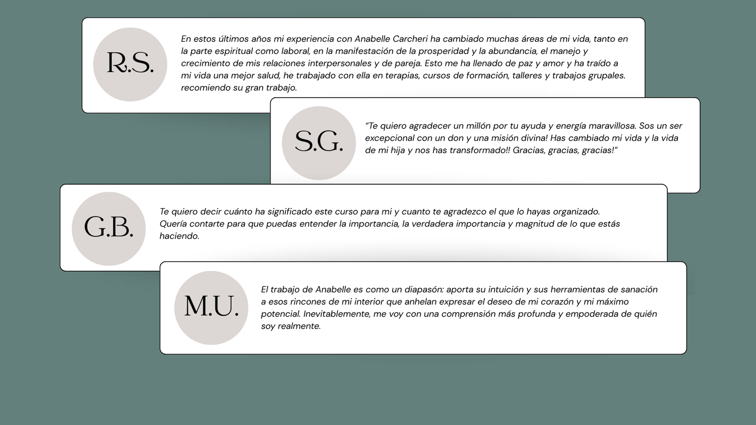 Testimonios de Anabelle