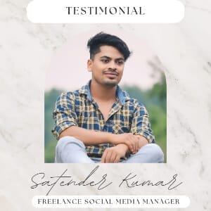 Photo of Satyendra Kumar, a happy Pixel Flow customer.
