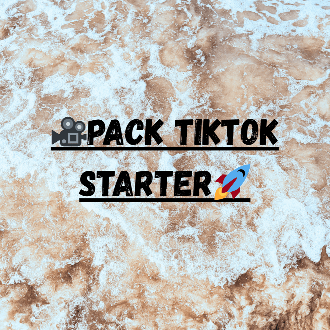 🎥 Pack TikTok Faceless Starter 🚀