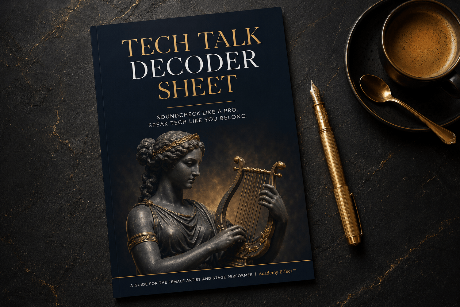 Tech Talk Decoder Sheet product mockup