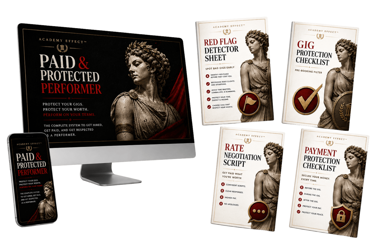 Paid & Protected Performer product mockup