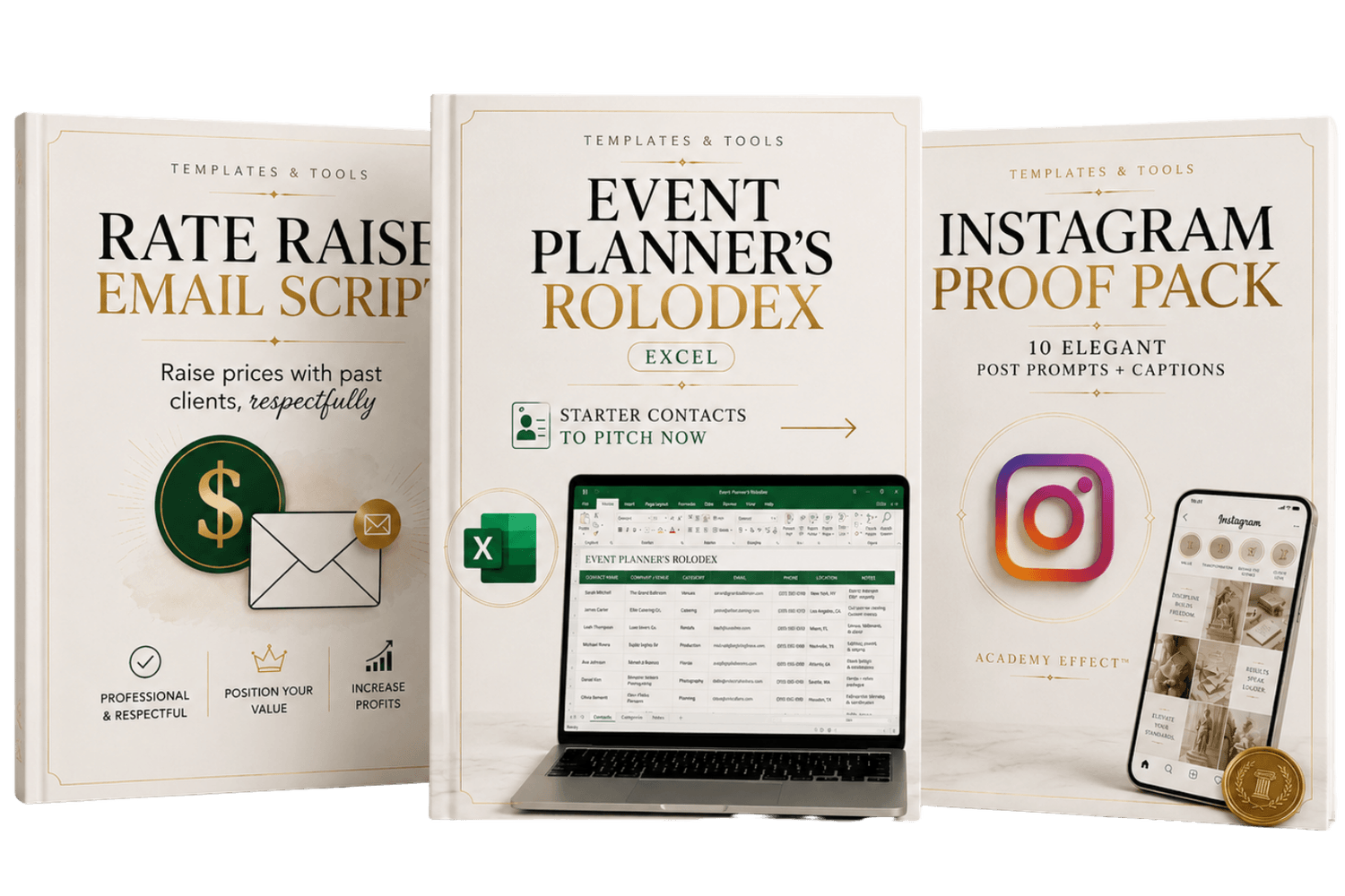Booked Up extra bonuses mockup