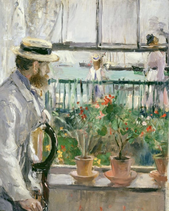 "Eugène Manet à l’île de Wight" de Berthe Morisot