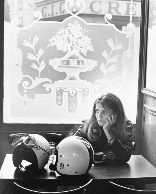 "Fleurs de bistrot" (Paris, 1971) de Robert Doisneau