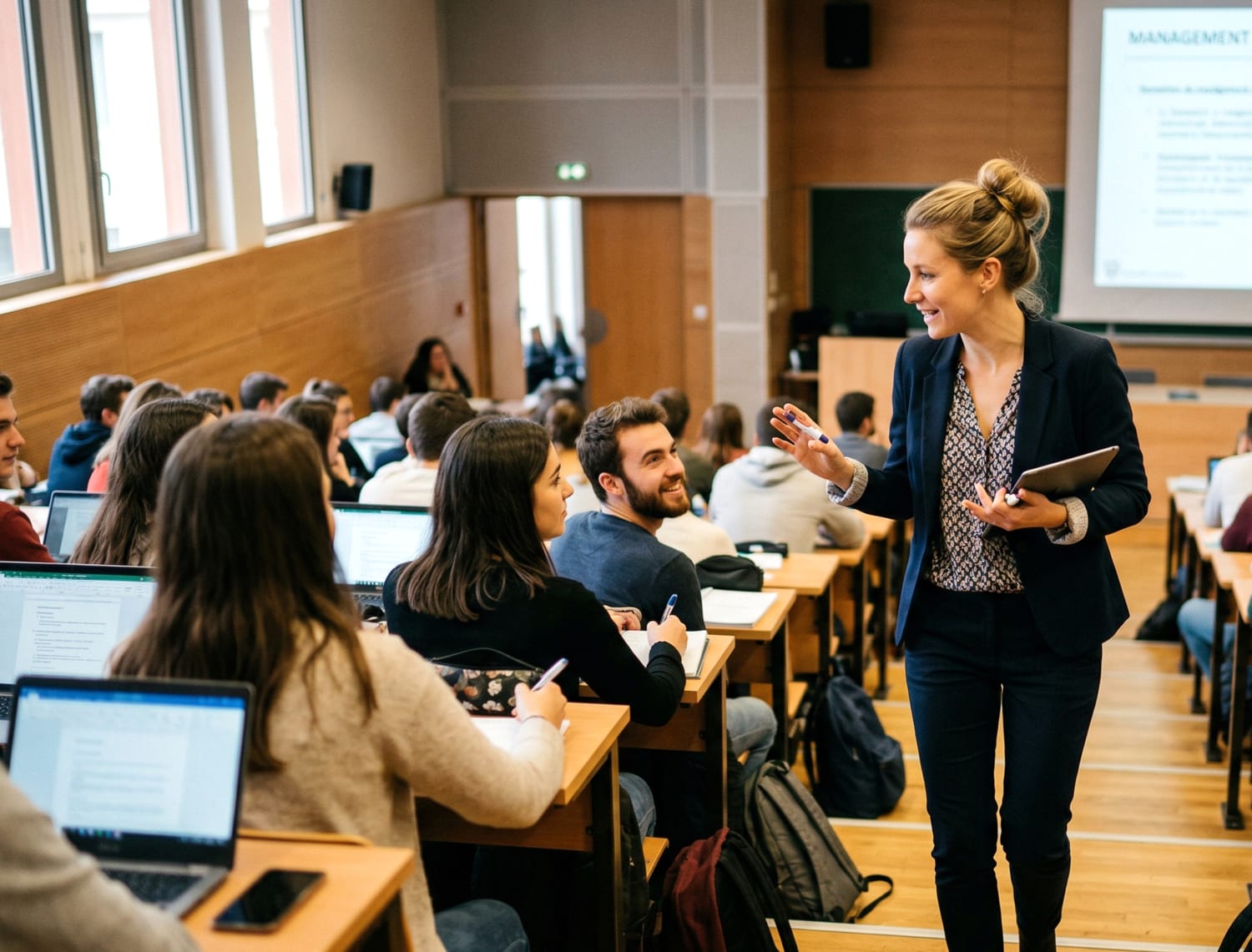 Trouver sa posture en salle de cours