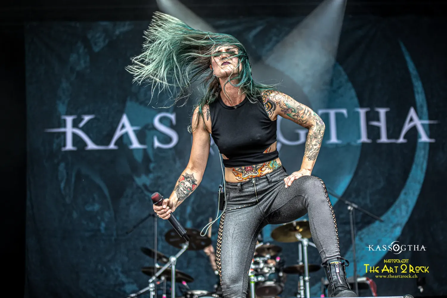 Kassogtha en concert au festival Rock The Lakes 2024, Cudrefin