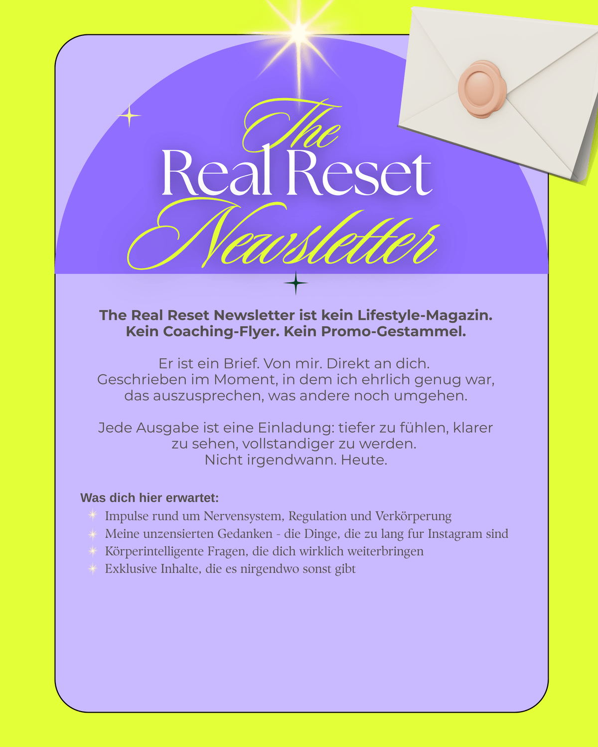 The Real Reset Newsletter