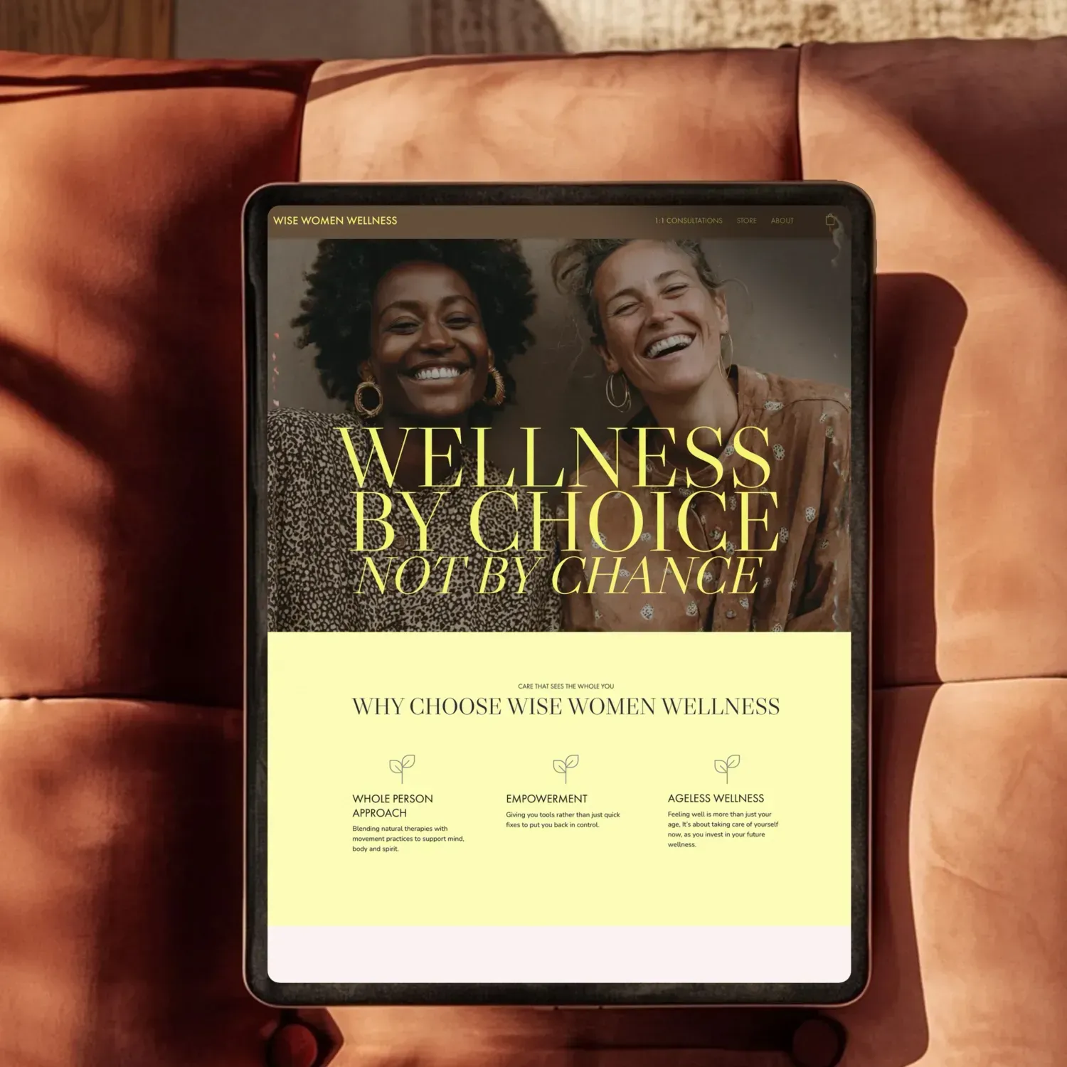 Wise Woman Wellness Landing Page