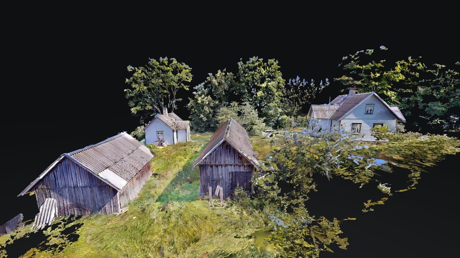 Digitaalsed alusplaanid: mõõdistuse põhjal koostasime uued digitaalsed hoonete põhiplaanid, lõiked ja vaated.