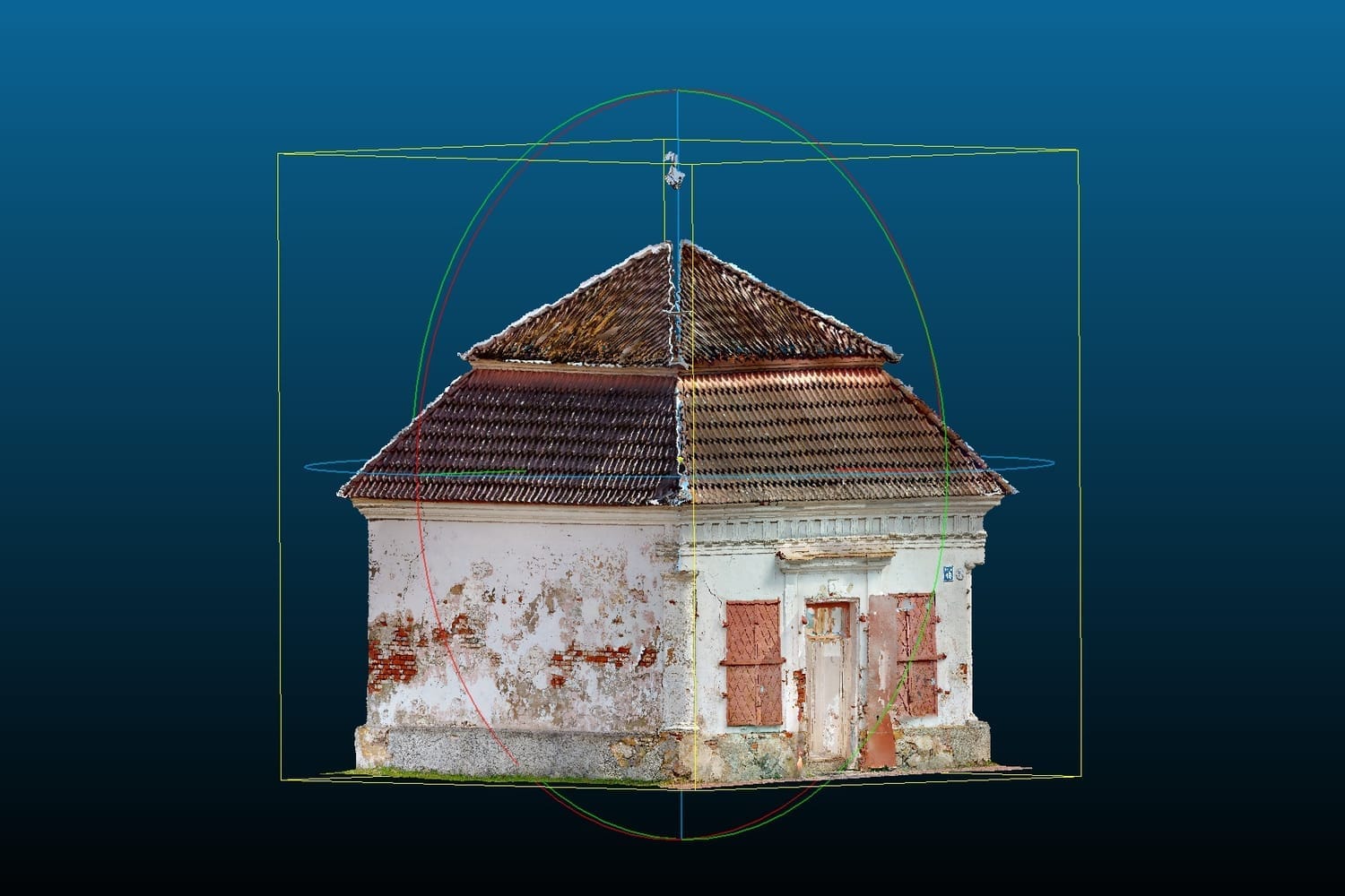 3D laserskaneerimine võimaldas kogu hoone dokumenteerida kiiresti ja ülitäpselt