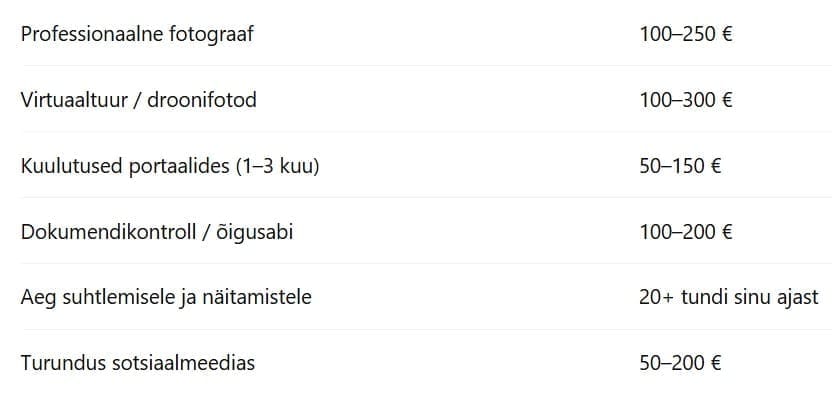 Kinnisvaramaakleri tasud: mida need katavad ja kas need on õigustatud?